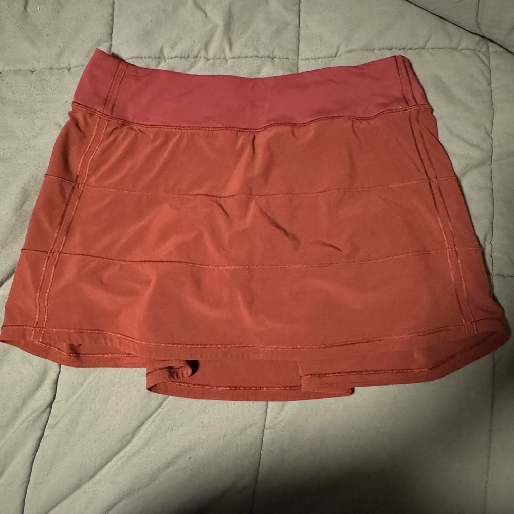 LULULEMON pace rival mid-rise skirt in MULLED WINE